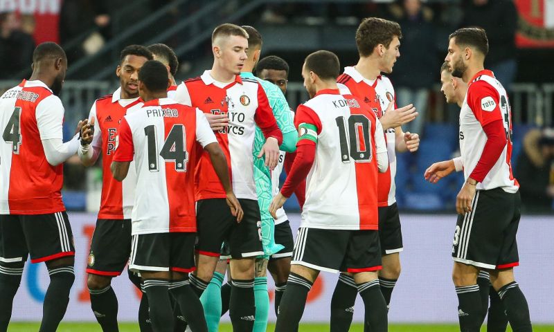 Feyenoord wint met 5-0 van FC Emmen