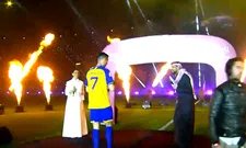 Thumbnail for article: Daar is hij dan: groepen fans ontvangen Ronaldo als superheld in stadion Al Nassr