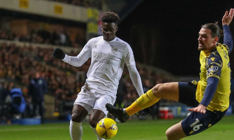 Arsenal wint in de FA Cup van Oxford United