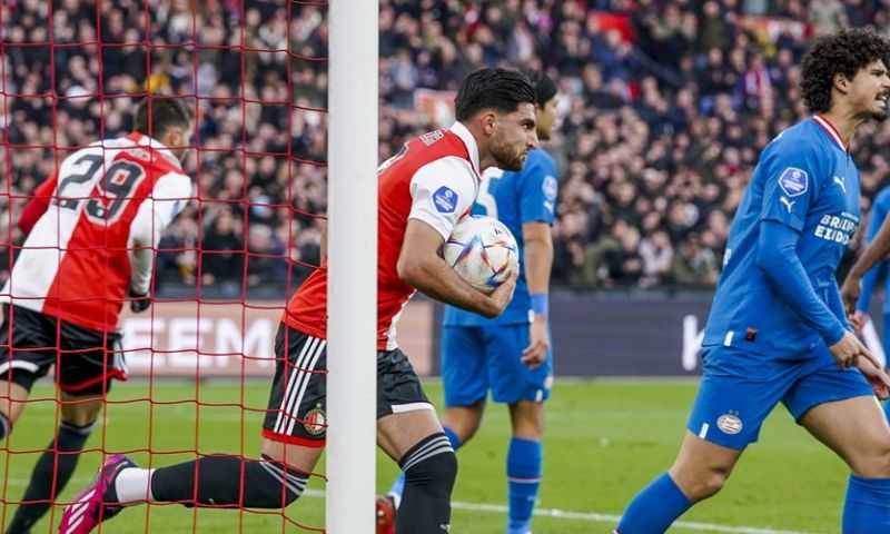 Feyenoord knokt zich naar punt tegen PSV