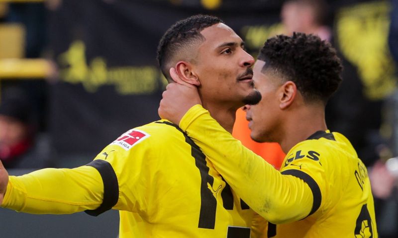 Haller over eerste doelpunt voor Dortmund