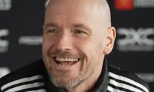 Thumbnail for article: Ten Hag grapt op persmoment Manchester United: 'Nee, dit is geen boete!'