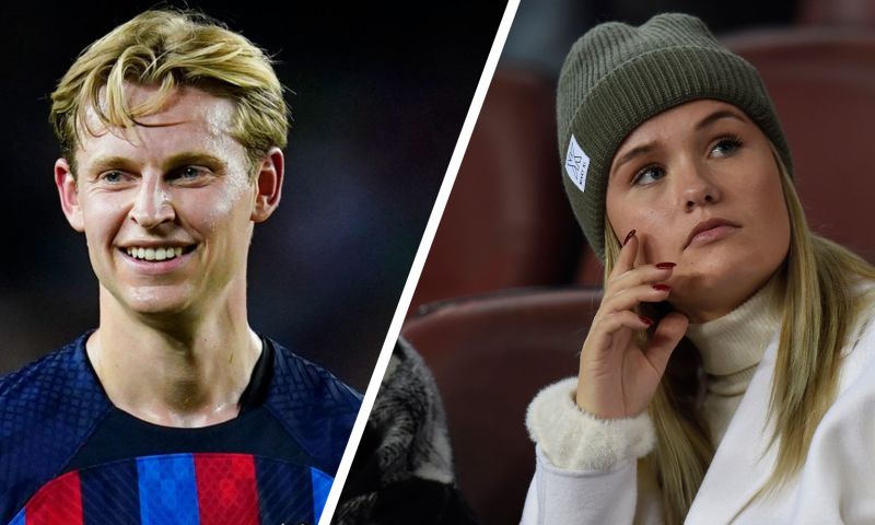 Buitenspel: Frenkie-verloofde Mikky reageert met knipoog op United-geruchten