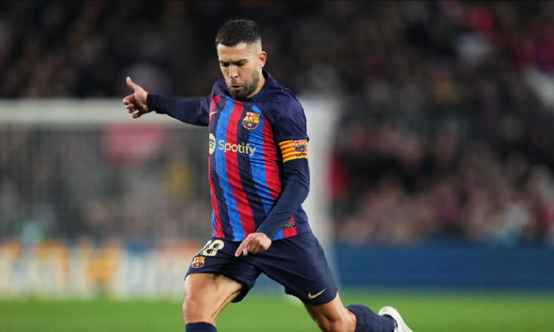 Alba is ineens reservespeler bij FC Barcelona