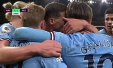 Thumbnail for article: Heerlijke topper in Engeland: De Bruyne met prachtige lob, Saka blijft koel