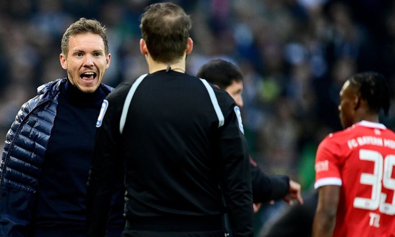 Dure woede-uitbarsting voor Bayern-trainer Nagelsmann, 50.000 euro boete