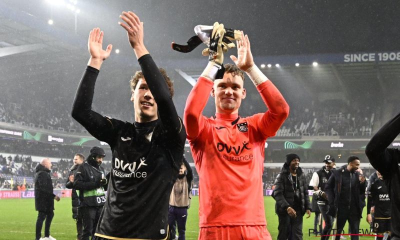 Verbruggen (Anderlecht) eerste goalie in 35 jaar die alle penalty’s pakt in Europa