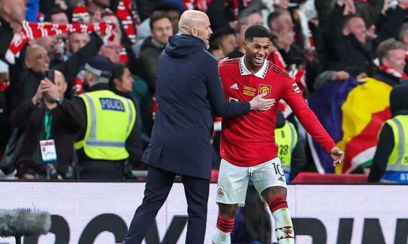 Rashford deelt mooie Van Gaal-anekdote: 'Elke donderdag kreeg ik een boete'