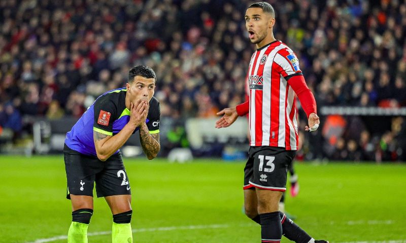 Spurs ziet doemscenario uitkomen tegen Sheffield en ligt uit FA Cup