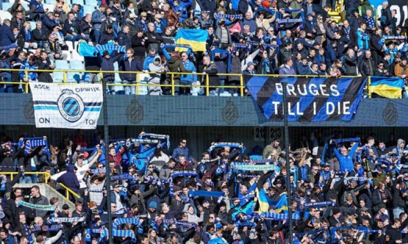 Club Brugge krijgt enorme steun van supporters tegen Benfica 