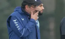 Thumbnail for article: Opmerkelijk: rokende Sarri leidt gewoon de training van Lazio