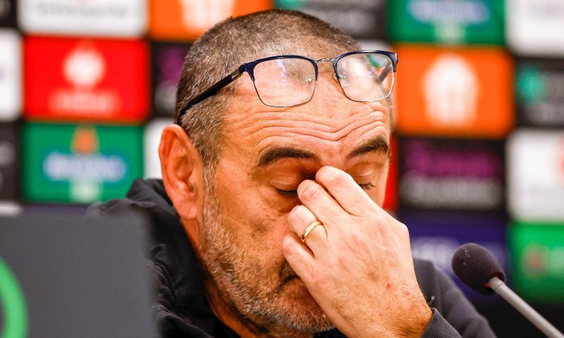 Sarri over uitschakeling Lazio en AZ 