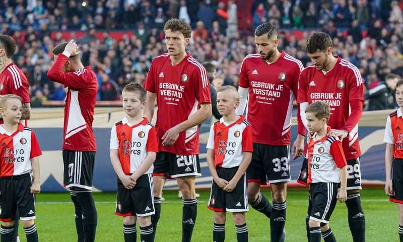 Feyenoord maakt statement met speciale shirts