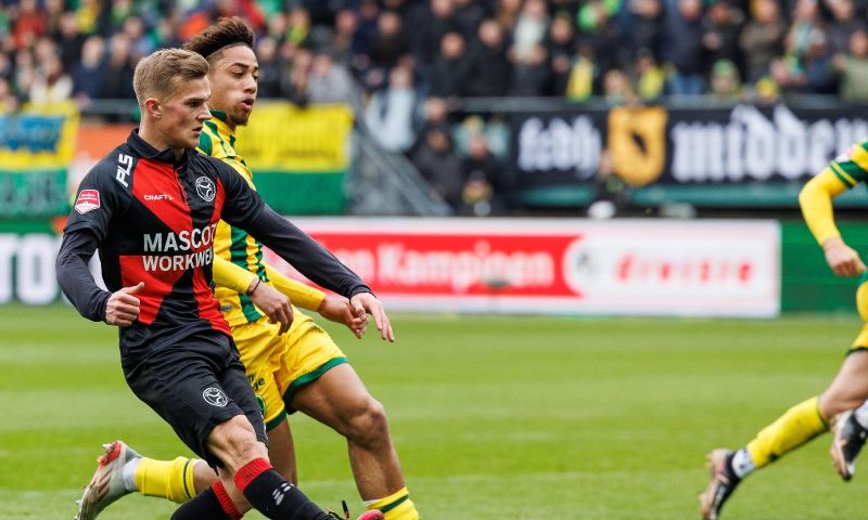 Almere City doet ADO pijn en stelt promotiefeest PEC Zwolle uit