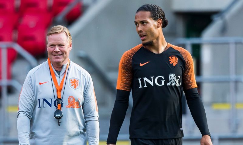 Opvallende waarschuwing Koeman voor Van Dijk