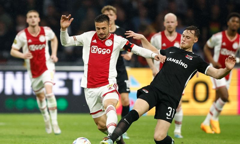 Ajax komt in topper niet langs AZ en kan Champions League-voetbal bijna vergeten