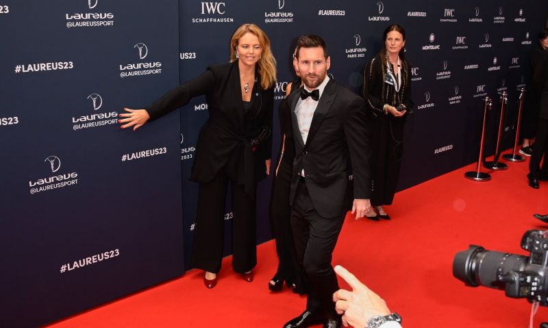 Messi wint Laureus Awards en heeft onderonsje met Lewandowski