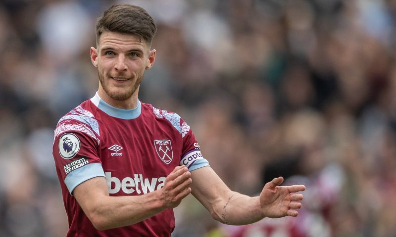 West Ham United bereid om Rice te verkopen voor gigantisch bedrag