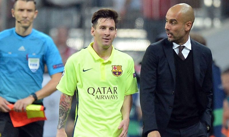 Guardiola hoopt op terugkeer Messi bij Barça: 'Hij verdient een groots afscheid'