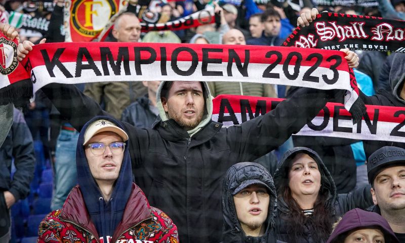 Alcoholverbod tijdens huldiging Feyenoord