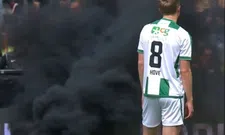 Thumbnail for article: De beelden: zwarte rook in Euroborg, FC Groningen - Ajax definitief gestaakt