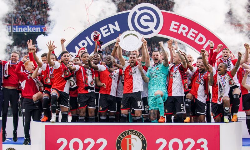 Feyenoord is kampioen van Nederland