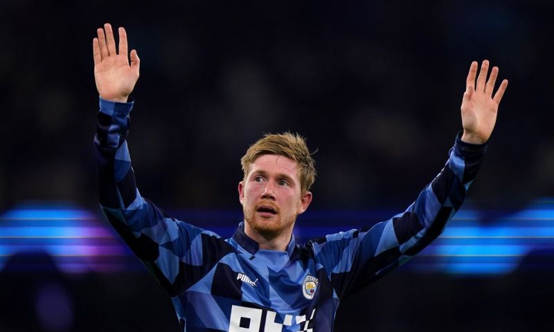 De Bruyne nu alleen Belgisch recordhouder Premier League-titels