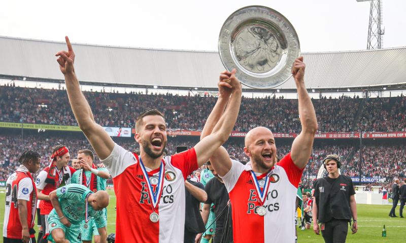 Hancko en Trauner beleven sprookje bij Feyenoord: 'Dit mag voor eeuwig duren'