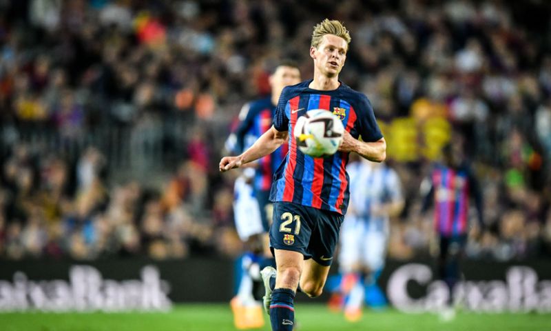 Frenkie de Jong glundert onlangs nederlaag: 'Geweldige eer voor mij'