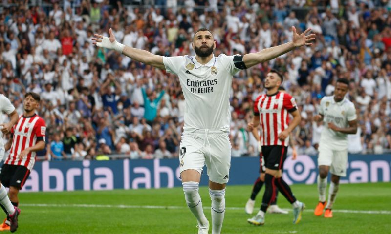 Real neemt afscheid van trefzekere Benzema en is tweede dankzij Atlético-misstap