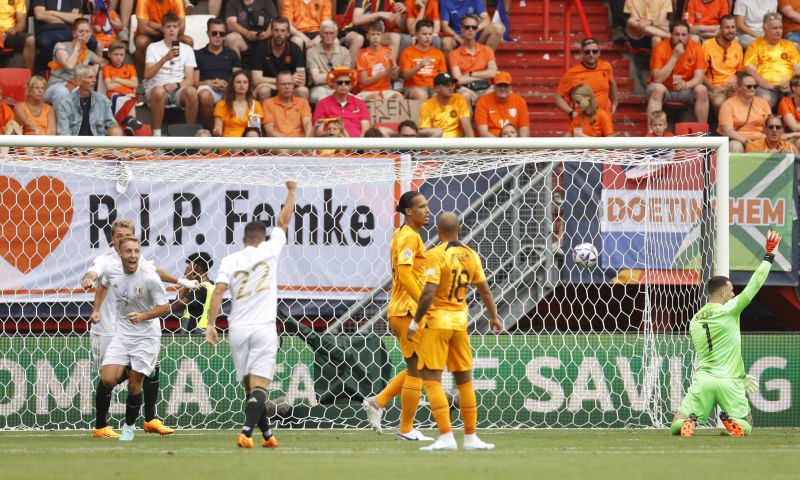 Eerste helft Oranje afgebrand