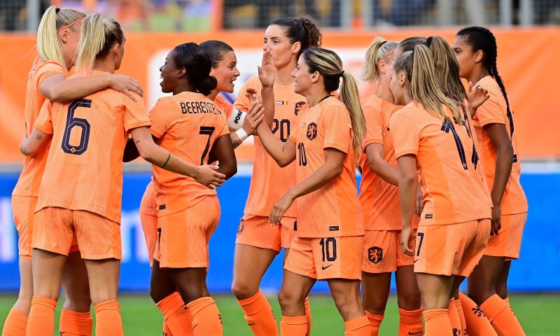 Oranje Leeuwinnen verslaan België