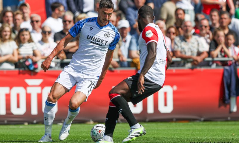 Club Brugge verliest oefenmatch tegen Feyenoord