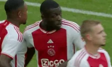 Thumbnail for article: Het doelpunt: Brobbey kopt Ajax uit voorzet van Bergwijn op 1-1 tegen Dortmund