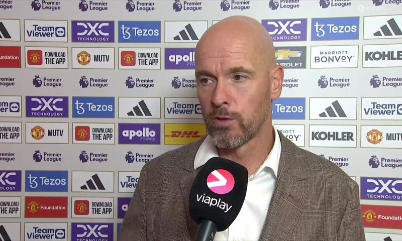 Ten Hag ontsnapt aan valse start: ‘Ik sta hier voor Manchester United’