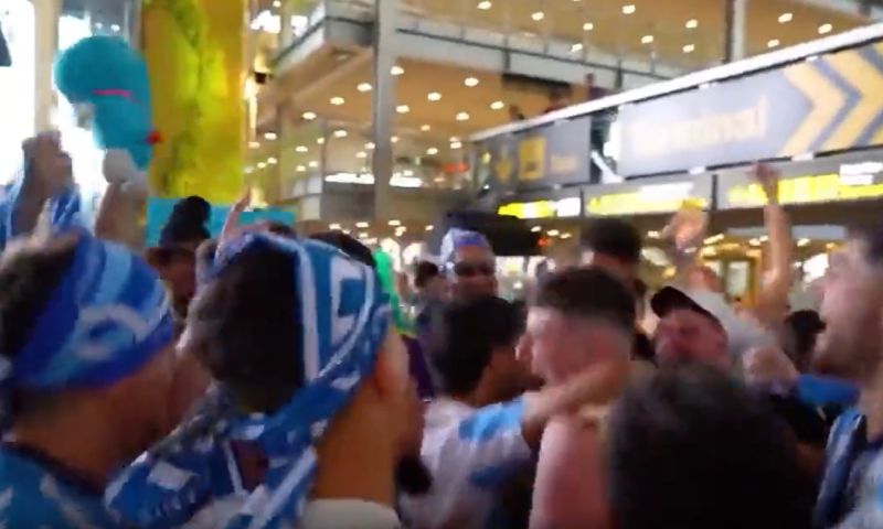 Toeristen onthaald als aanwinsten door Málaga-fans