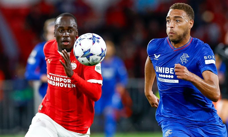 Cyriel Dessers erkent dat PSV beter was dan Rangers FC