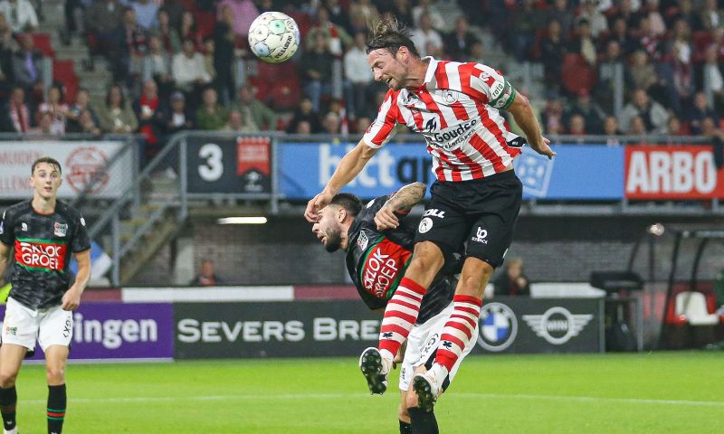 Sparta speelt met 1-1 gelijk tegen NEC 