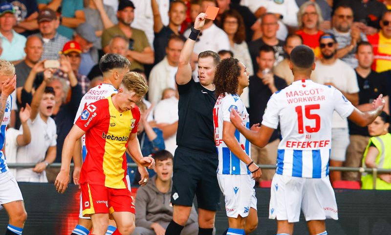 Go Ahead boekt tweede zege van het seizoen op tienkoppig Heerenveen