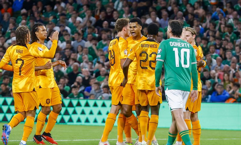 LIVE: Oranje op jacht naar zege in Dublin