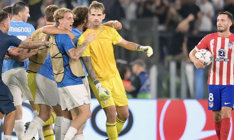 Lazio-keeper grapt na historische goal in poule Feyenoord: 'Heb spits bestudeerd'