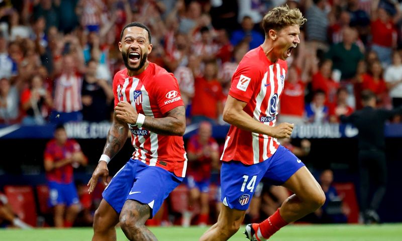 Goed nieuws voor Atlético: Koke én Memphis Depay fit voor treffen met Real Madrid