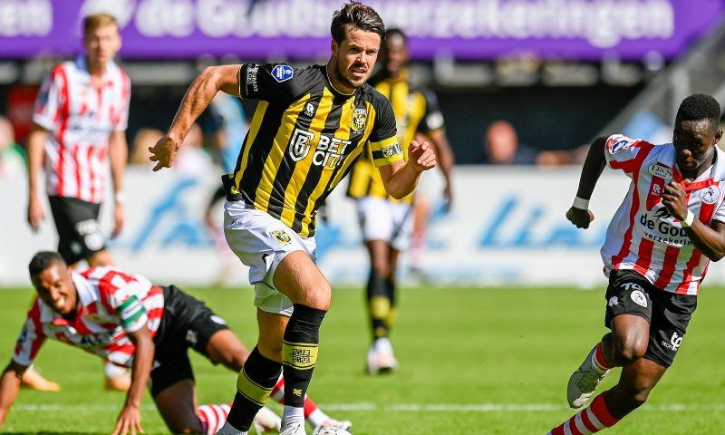 Sparta drukt Vitesse richting degradatieplekken met minimale overwinning