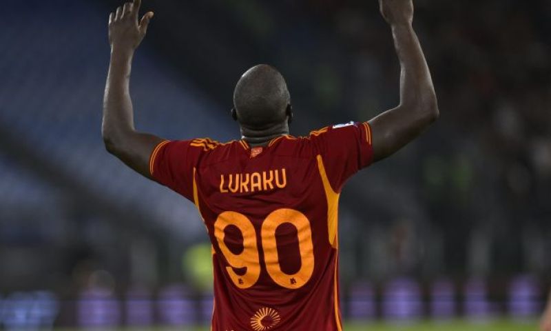 Derde goal op rij voor Lukaku, toch slechts punt voor Roma