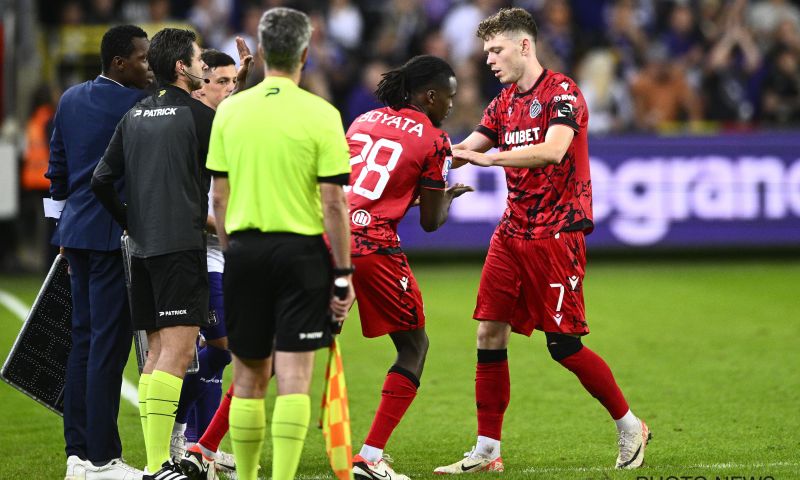 Skov Olsen klaagt over veld: “Tien minuten langer en Club Brugge wint”