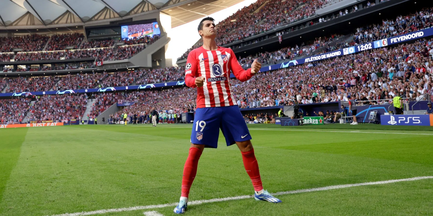 Morata reageert na Atlético Madrid - Feyenoord