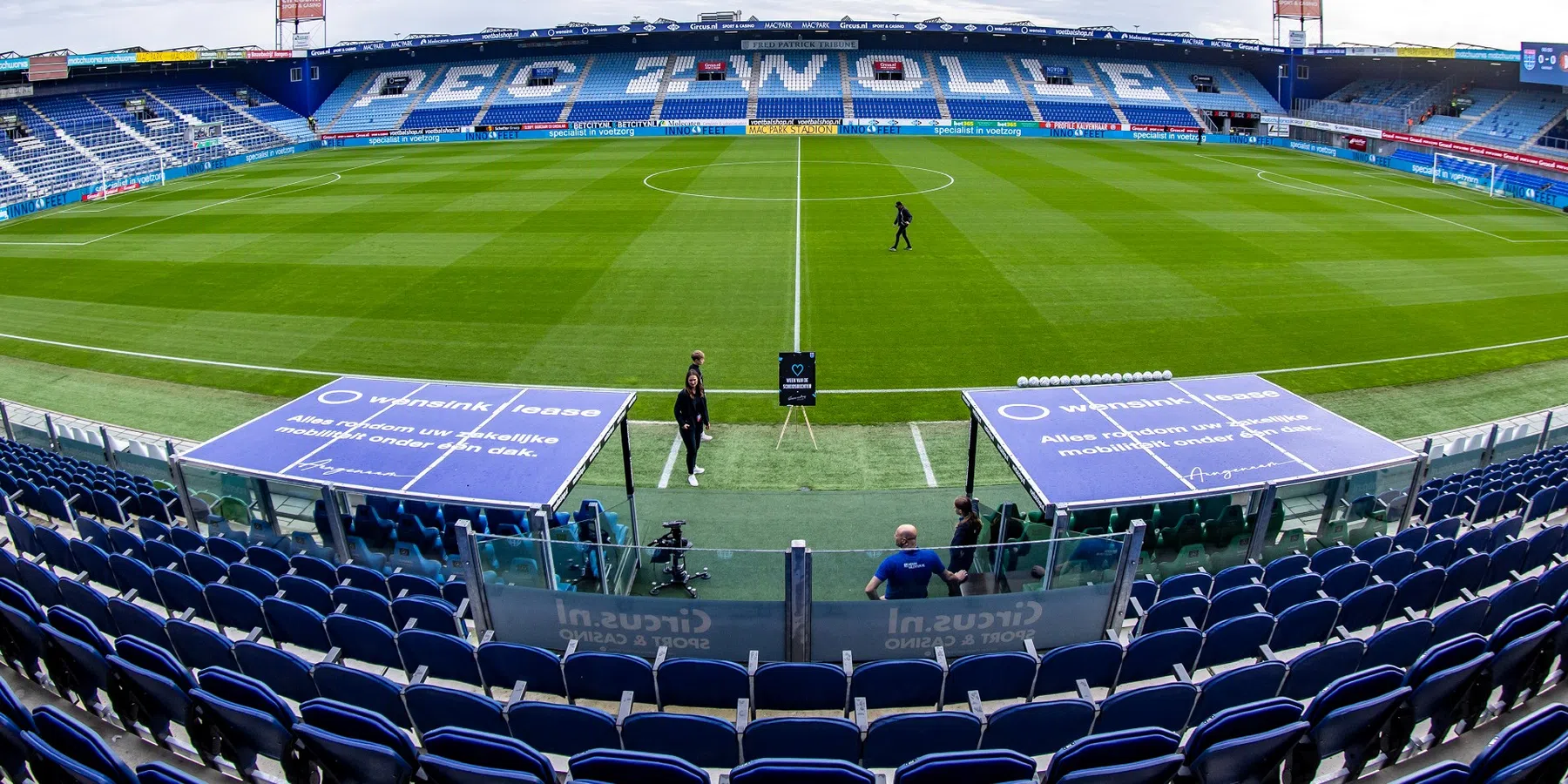 Steward bij PEC ernstig mishandeld door fan met stadionverbod, deel stadion dicht