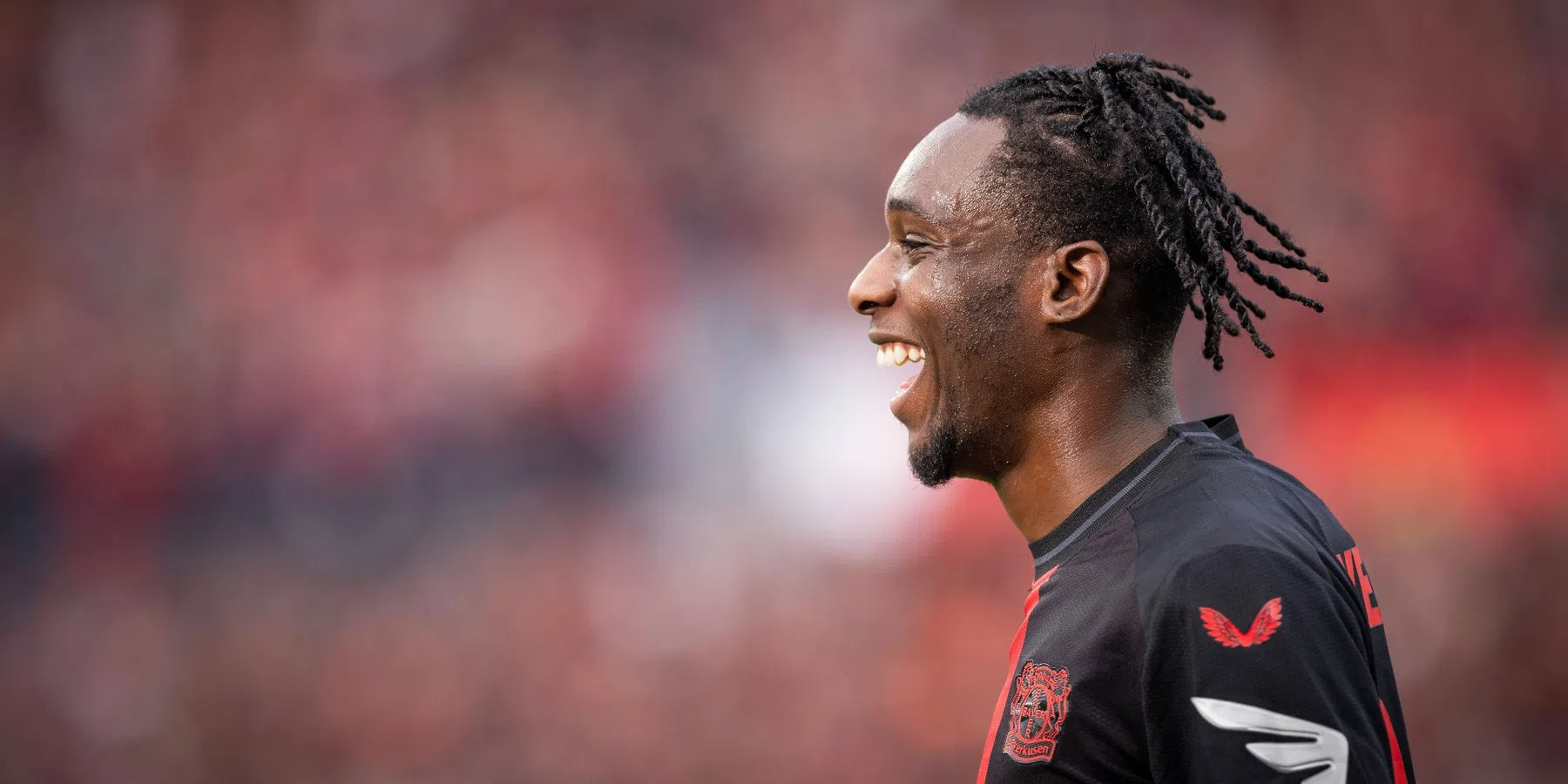 Frimpong weer goud waard voor koploper Leverkusen, veertiende goal Guirassy