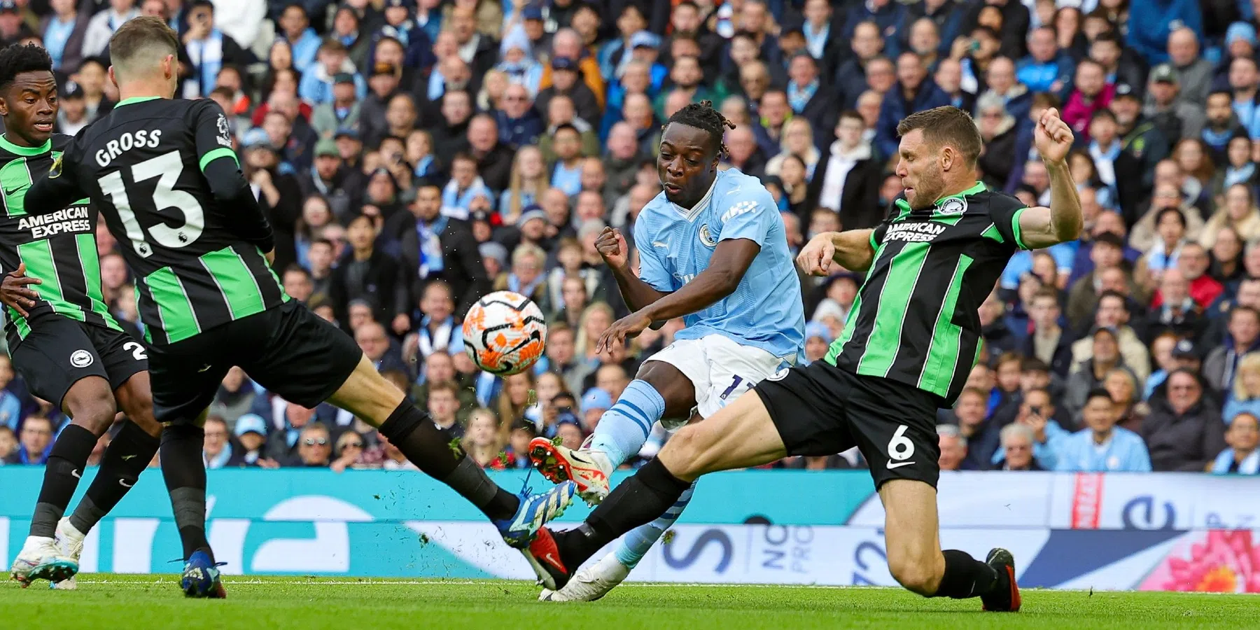 Manchester City wint van Brighton & Hove Albion