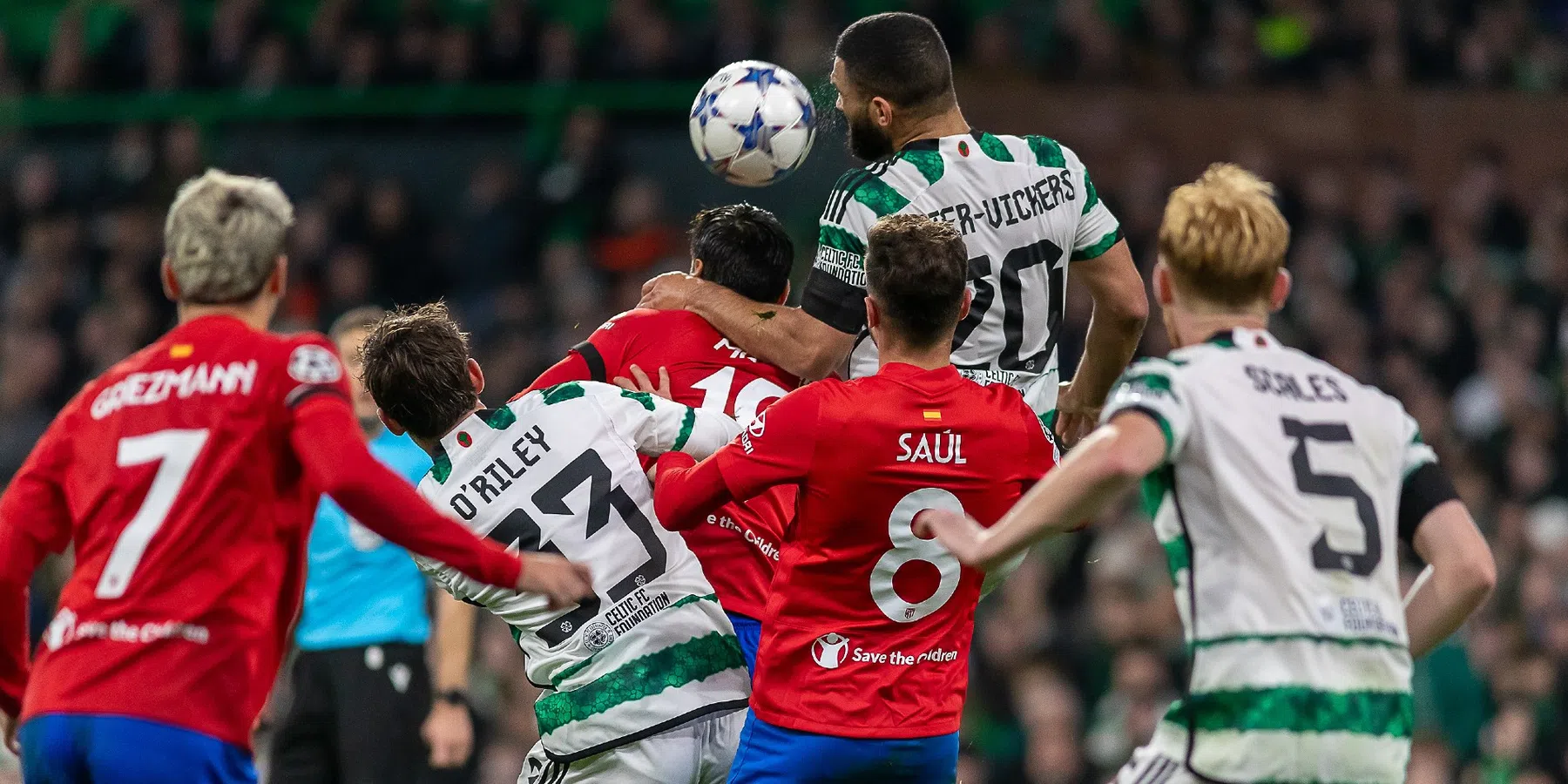 Feyenoord gaat aan kop in Groep E door uitglijder Atlético op Celtic Park